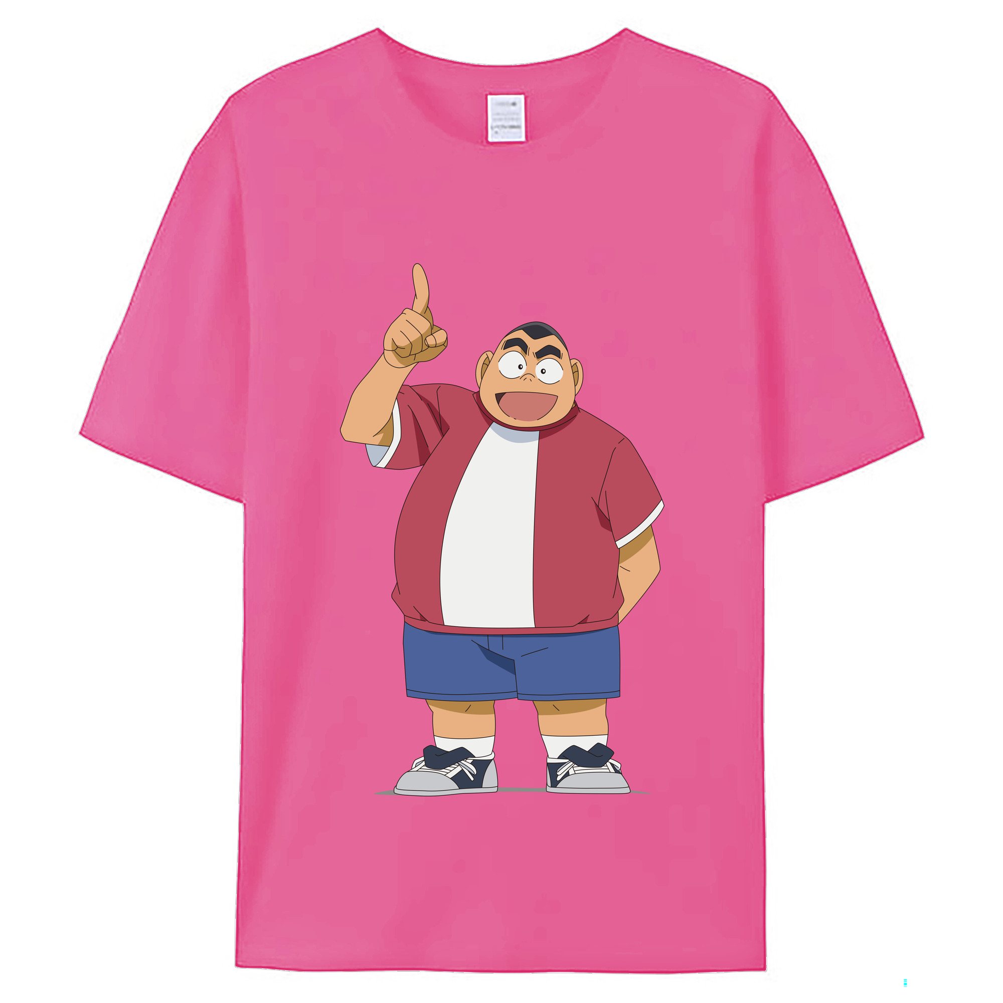（画像用） 名探偵コナン 小嶋 元太 こじま げんた Detective Conan Kojima Genta レディースカジュアルプリントTシャツ（綿100％）